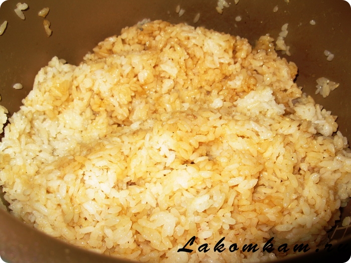 Роллы из риса приготовленного в мультиварке