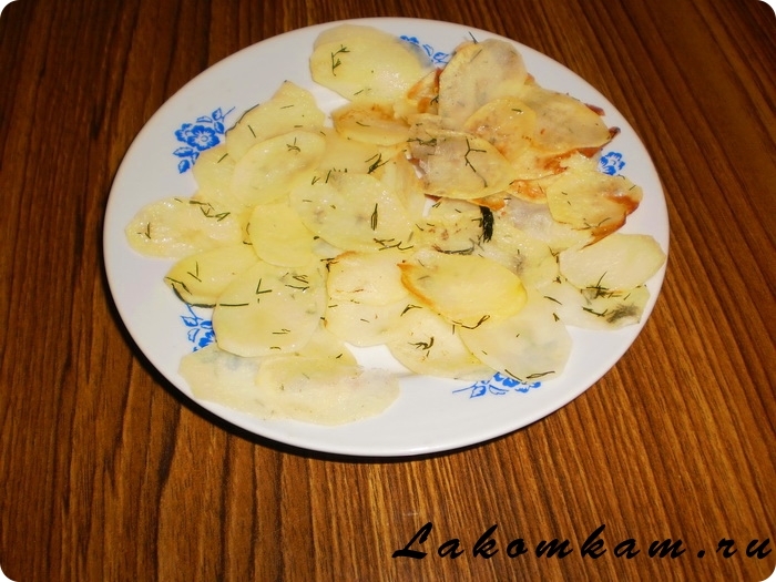 Картофельные чипсы с укропом