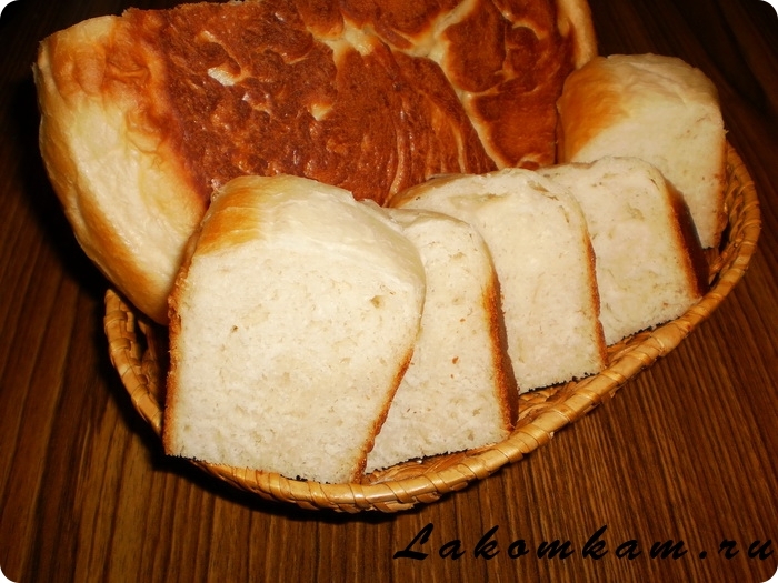 Молочный хлеб в мультиварке